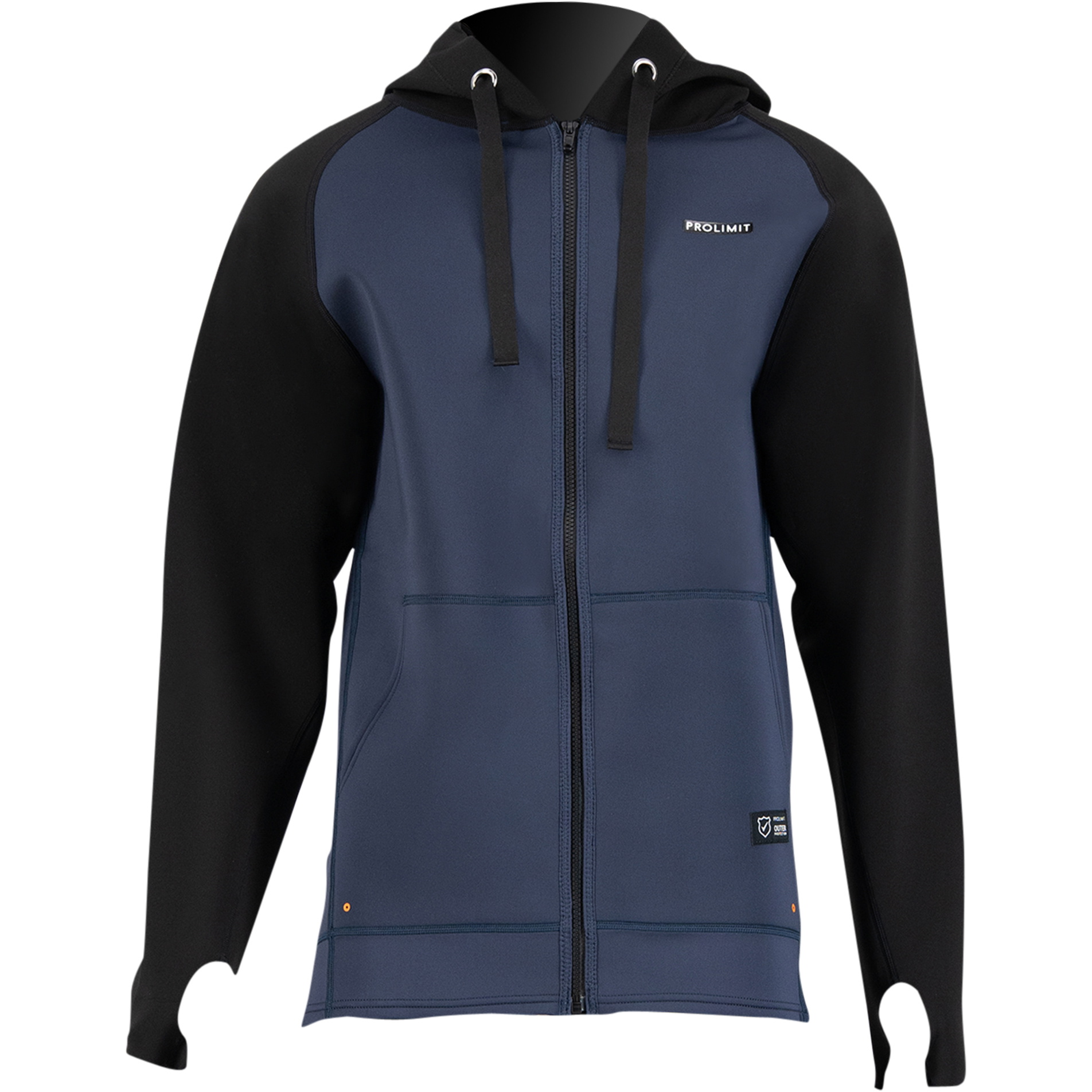 Prolimit Mens 1.5mm Wetsuit Zipped SUP Hoody 14420 - Slate / Black